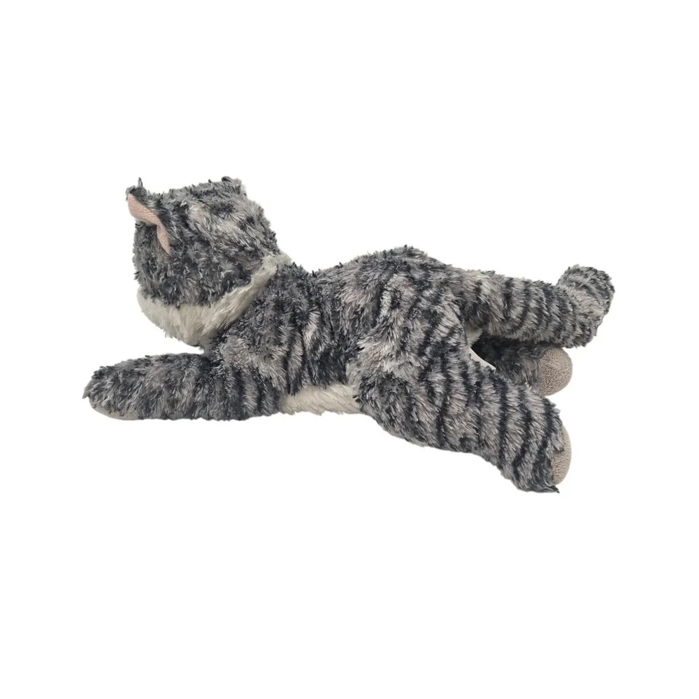 Aurora Grey Tabby Cat‎ Plush Stuffed Animal White Striped Kitten 2015